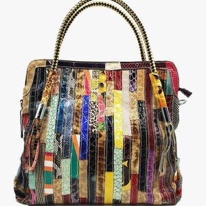 Purse, large tote, with long strap.